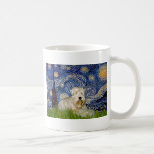 Starry Night - Wheaten Terrier 1 Kaffeetasse
