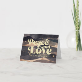 Starry Night Winter Sky Modernes Elegantes Design Feiertagskarte