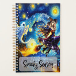 Starry Night Witchy Halloween Design Planer