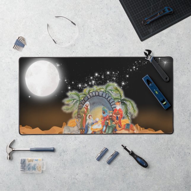 Starry Nights Nativdesk Mat Schreibtischunterlage (Arbeitsplatz)