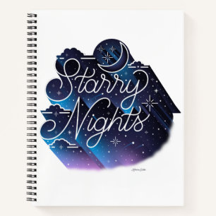 Starry Nights Sketchbook / Leere / 8.5x11 Notizbuch