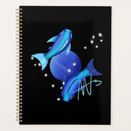 Starry Pisces Neptune Zodiac Planer