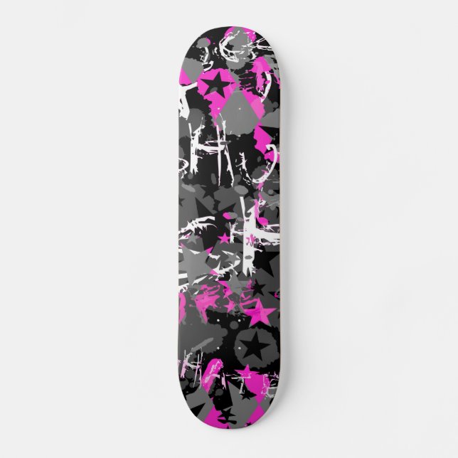 Starry Scene Kid Skateboard Deck (Vorderseite)