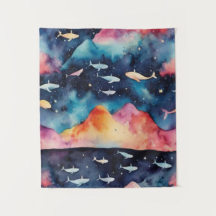Starry Seascape Wandteppich