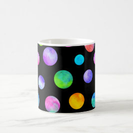 🌙 Starry Sips: Die magische Polka Circle Tasse