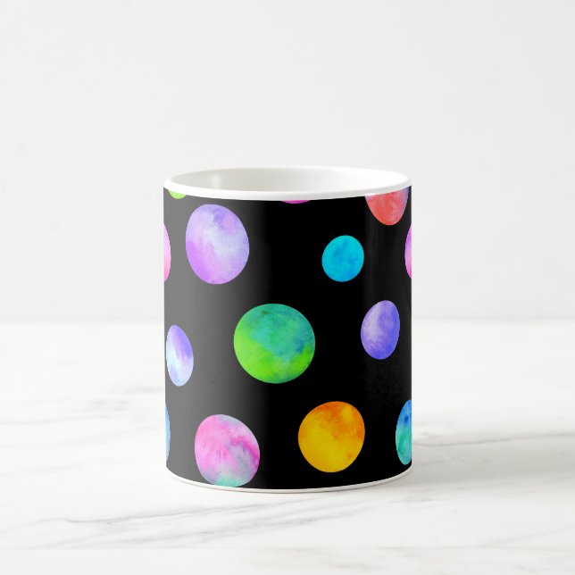 🌙 Starry Sips: Die magische Polka Circle Tasse (Mittel)