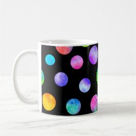 🌙 Starry Sips: Die magische Polka Circle Tasse