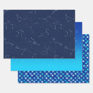 Starry Skies Geschenkpapier Set