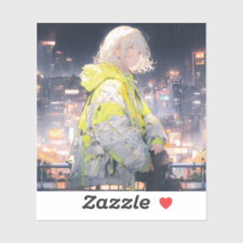 Starry sky | 東京娘 GenerartiveAI シール Aufkleber