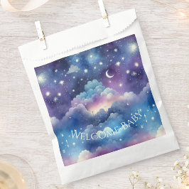 Starry Sky Adoption Dusche - Mond und Sterne Geschenktütchen