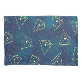 Starry Sky Chemistry Art - Molecule Constellations Kissenbezug