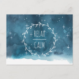 Starry Sky Emotional Essential Oils Class Postkarte