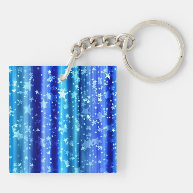 Starry Sky, funkeln und leuchten Schlüsselanhänger (Rückseite)