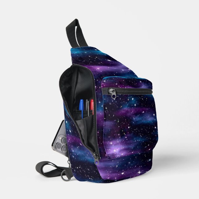 Starry Sky Galaxy Crossbody Bag (Offen)