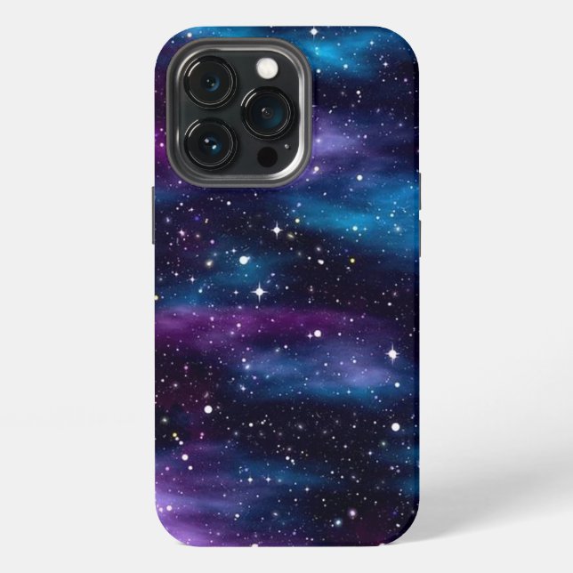 Starry Sky Galaxy iPhone Hülle (Hinten)
