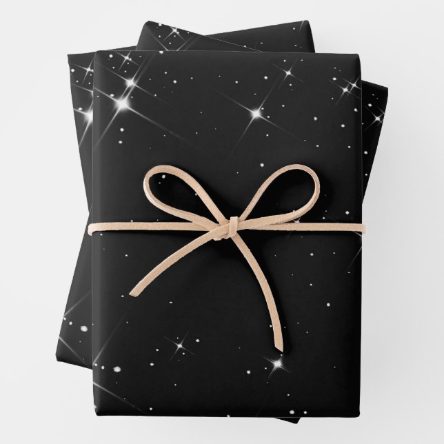Starry Sky Geschenkpapier Set (Beispiel)