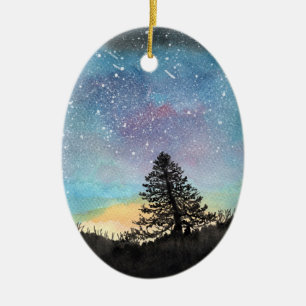 Starry Sky Keramik Ornament