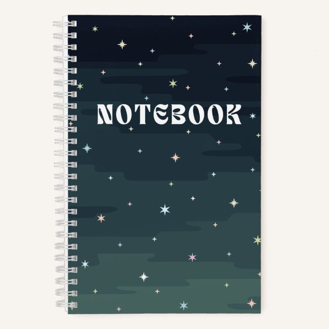 Starry Sky Notizbuch (Vorderseite)