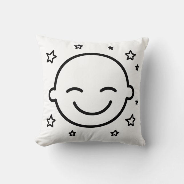 Starry Smile Kissen (Vorderseite)