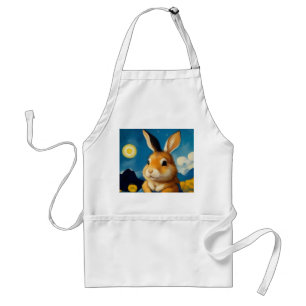 Starry Spring Bunny Schürze