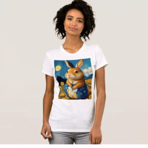 Starry Spring Bunny T - Shirt