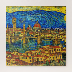 Starry Starry Night Florence Italien Puzzle