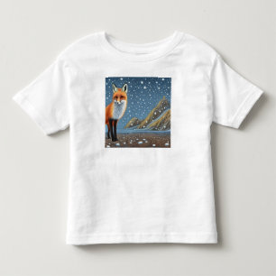 Starry Starry Night Storybook Fox Kleinkind T-shirt