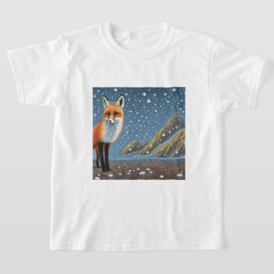 Starry Starry Night Storybook Fox T-Shirt