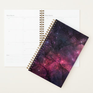 Starry Stars Weltraumgalaxie Planetenmuster Planer