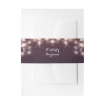 Starry String Lights Vintage Wedding