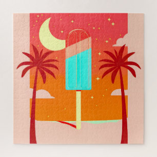 Starry Summer Palm Ice Oase Puzzle