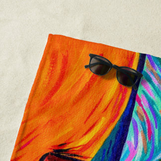 Starry Sunset Beach Handtuch von Florida Girl