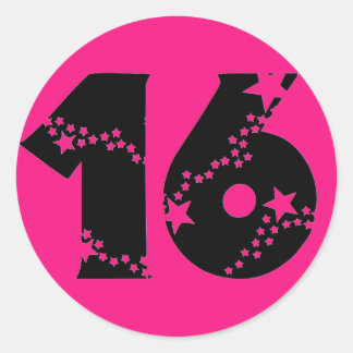 Starry Super Sweet 16 Stickers