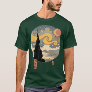 Starry Ukiyoe Night T-Shirt