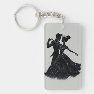 Starry Waltz Couple Schlüsselanhänger