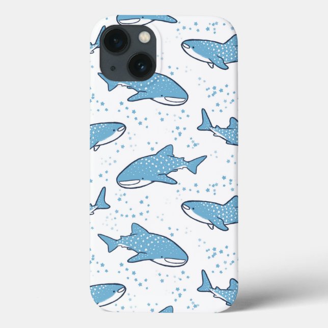 Starry Whale Shark (Light) Case-Mate iPhone Hülle (Rückseite)