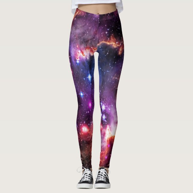 Starry Wingtip von Small Magellanic Cloud Leggings (Vorderseite)