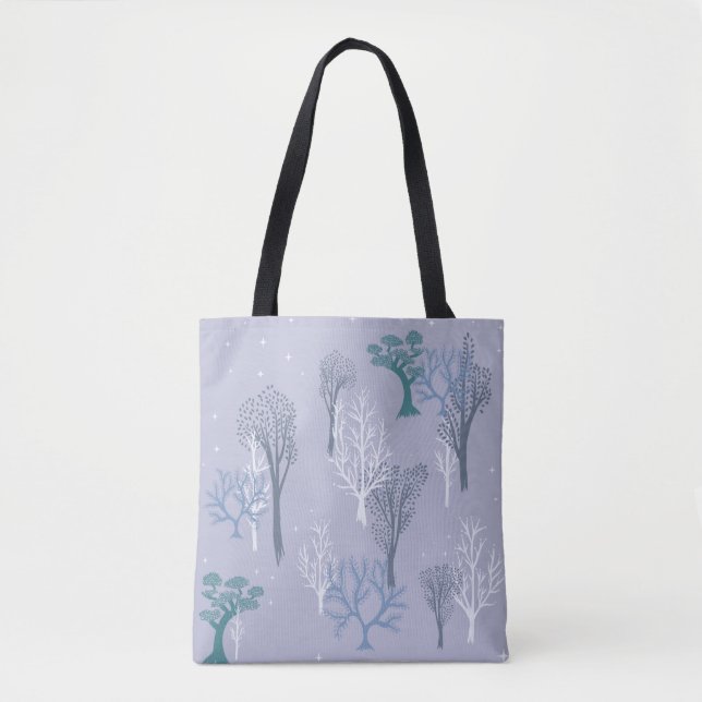 Starry Wood Tote Bag (Vorderseite)