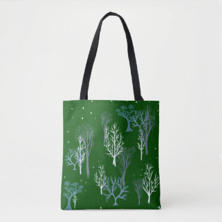 Starry Woods Tasche Forest Green