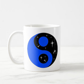 " Starry Ying Yang Symbol " Kaffeetasse
