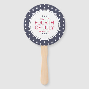 Stars 4. Juli Unabhängigkeitstag Hand Fan Fächer