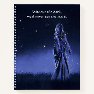Stars am Abend Inspiration und Spiritualität Notizbuch