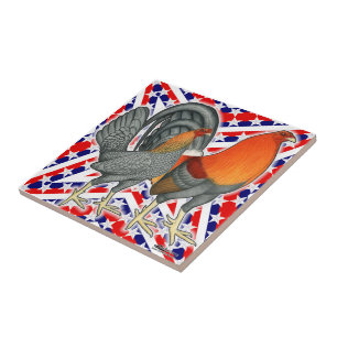 Stars and Stripes Gamefowl Fliese