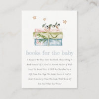 Stars Blue Blush Green Books for Baby Shower