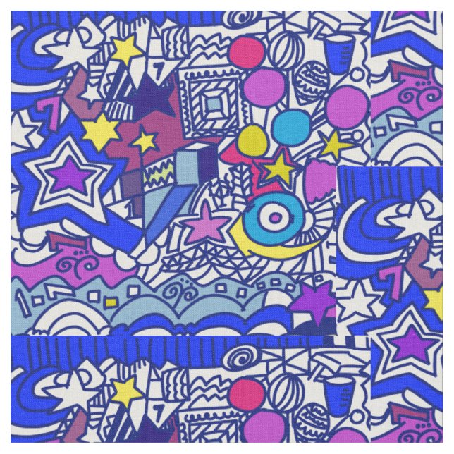 stars blue stoff (Nahaufnahme)
