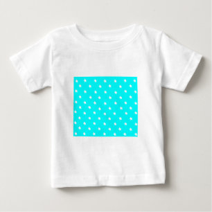 Stars Cyan White The MUSEUM Zazzle Geschenke Baby T-shirt