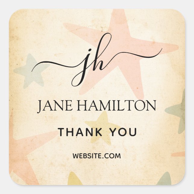 Stars, die sich durch den Aufkleber auf dem Platz  (Vorderseite)