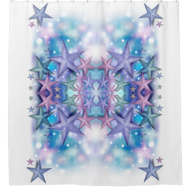 Stars für klassische Stile Duschvorhang (Vorderseite)