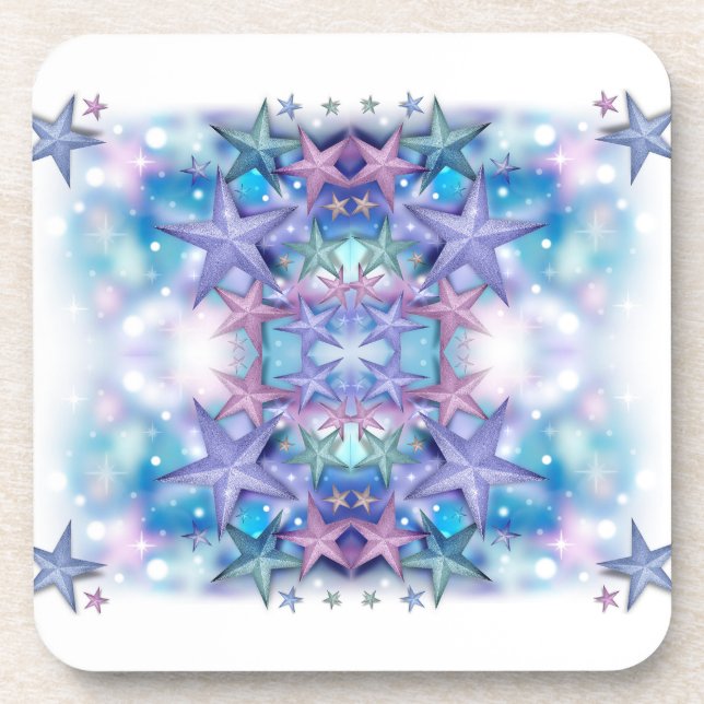 Stars für klassische Stile Getränkeuntersetzer (Vorderseite)