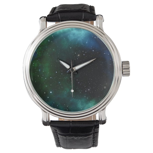 Stars Galaxy Gradient Armbanduhr (Vorderseite)